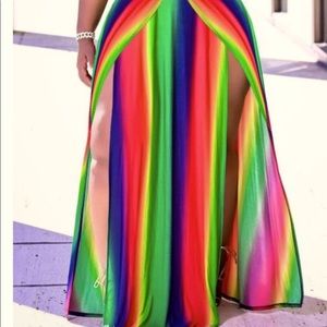 Two piece beach outfit